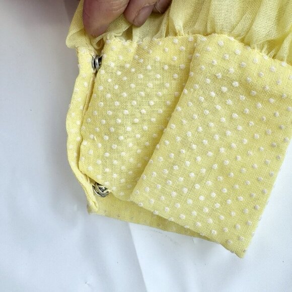 VTG 70's Handmade Gunne Sax Inspire Dot Embroid. Long Sleeve Prairie Dress Sz 6 - Picture 16 of 16